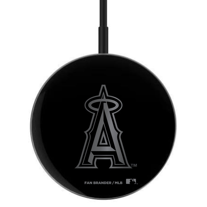 MagSafe Compatible Wireless Charger with Los Angeles Angels laser etched Primary Logo