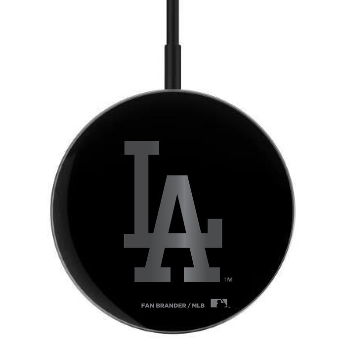 MagSafe Compatible Wireless Charger with Los Angeles Dodgers laser etched Primary Logo