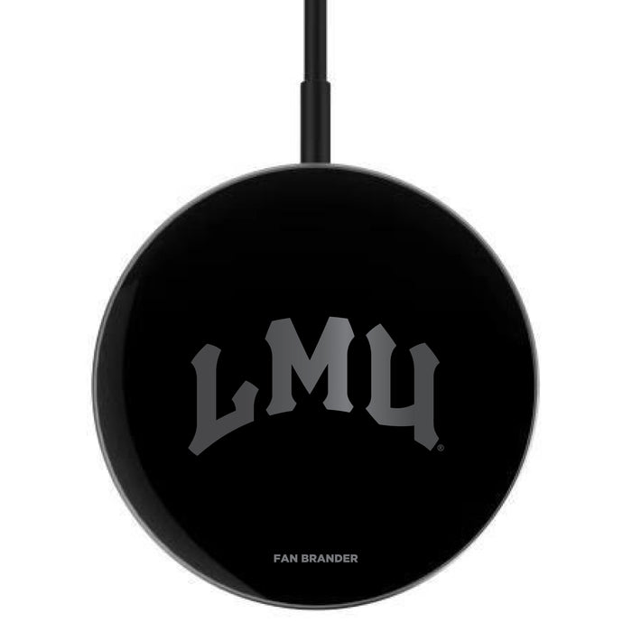 MagSafe Compatible Wireless Charger with Loyola Marymount University Lions laser etched Primary Logo