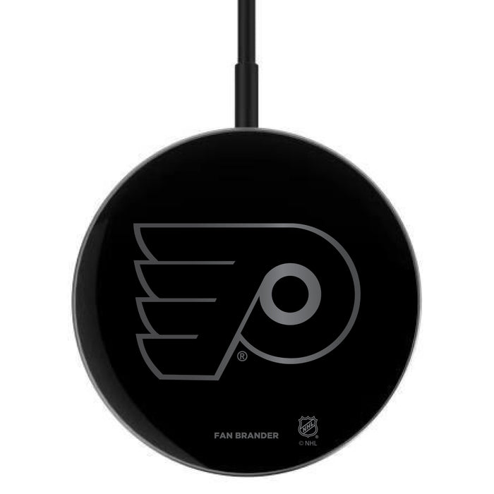 MagSafe Compatible Wireless Charger with  Philadelphia Flyers laser etched Primary Logo