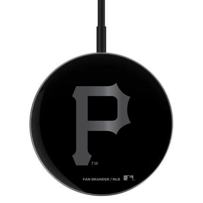 MagSafe Compatible Wireless Charger with Pittsburgh Pirates laser etched Primary Logo