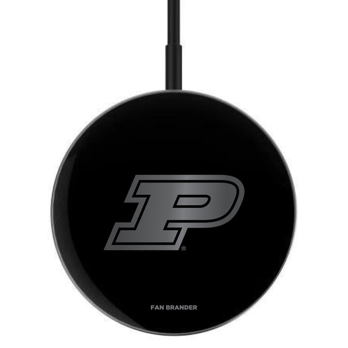 MagSafe Compatible Wireless Charger with Purdue Boilermakers laser etched Primary Logo