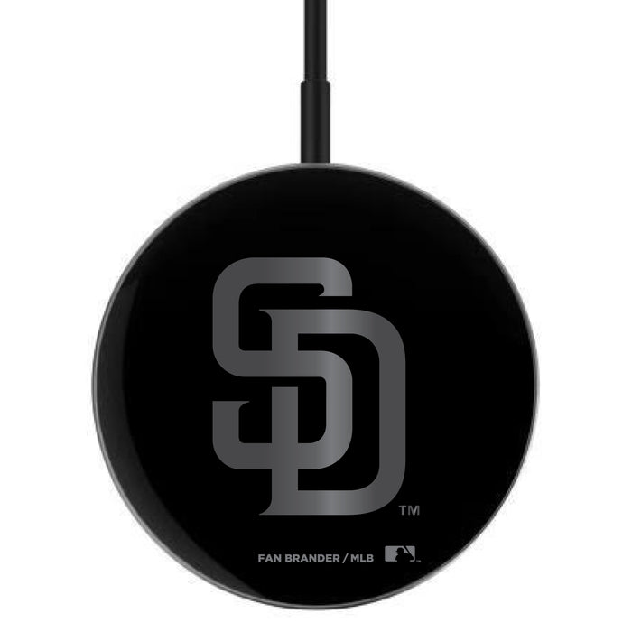 MagSafe Compatible Wireless Charger with San Diego Padres laser etched Primary Logo