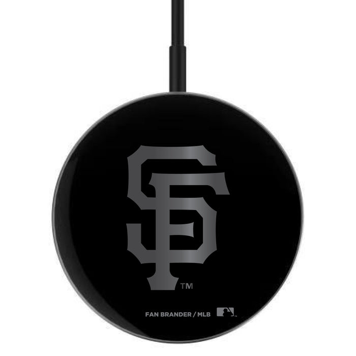 MagSafe Compatible Wireless Charger with San Francisco Giants laser etched Primary Logo