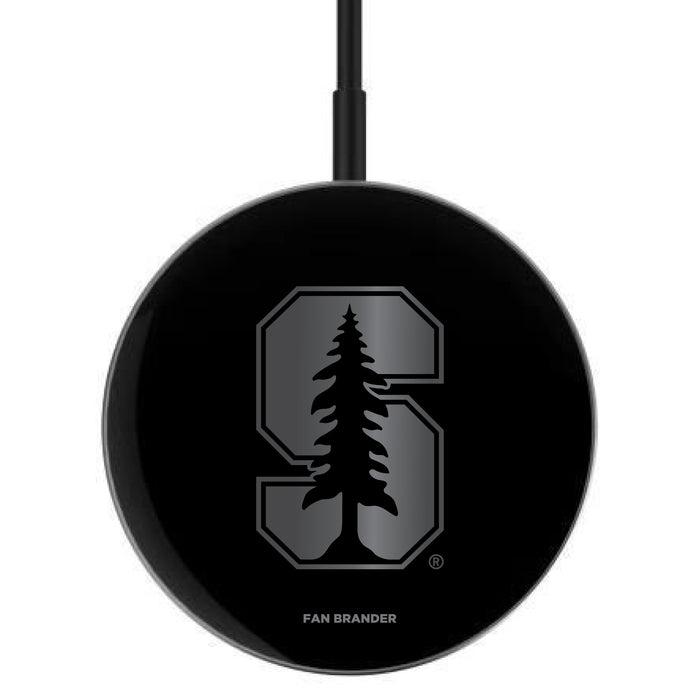 MagSafe Compatible Wireless Charger with Stanford Cardinal laser etched Primary Logo