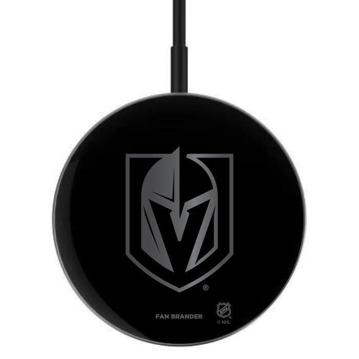 MagSafe Compatible Wireless Charger with  Vegas Golden Knights laser etched Primary Logo