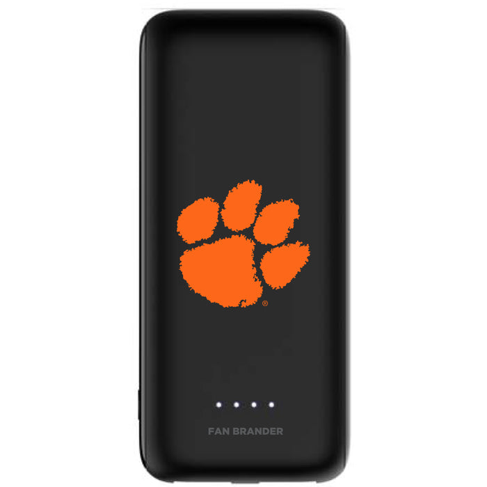 mophie Power Boost 5,200mAh portable battery with Clemson Tigers Primary Logo
