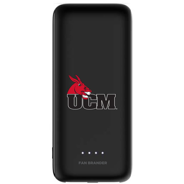 mophie Power Boost 5,200mAh portable battery with Central Missouri Mules Primary Logo