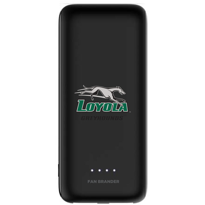 mophie Power Boost 5,200mAh portable battery with Loyola Univ Of Maryland Hounds Primary Logo