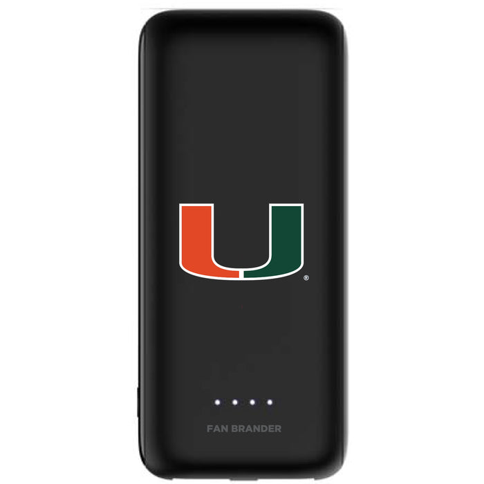 mophie Power Boost 5,200mAh portable battery with Miami Hurricanes Primary Logo