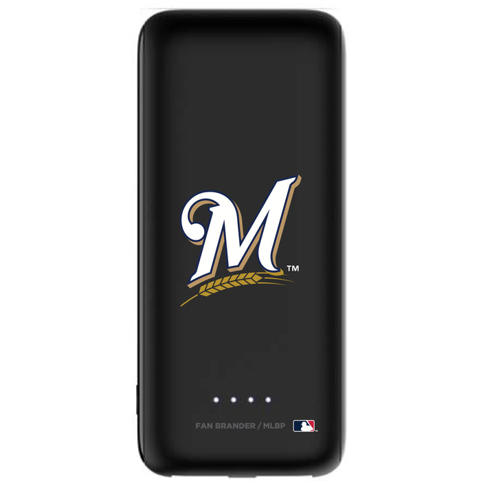 mophie Power Boost 5,200mAh portable battery with Milwaukee Brewers Primary Logo