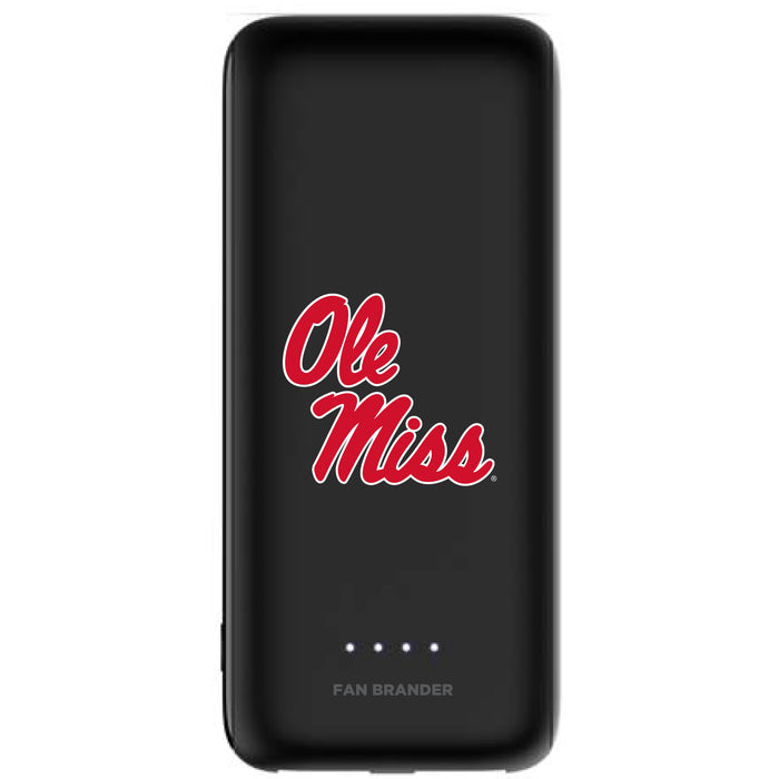 mophie Power Boost 5,200mAh portable battery with Mississippi Ole Miss Primary Logo