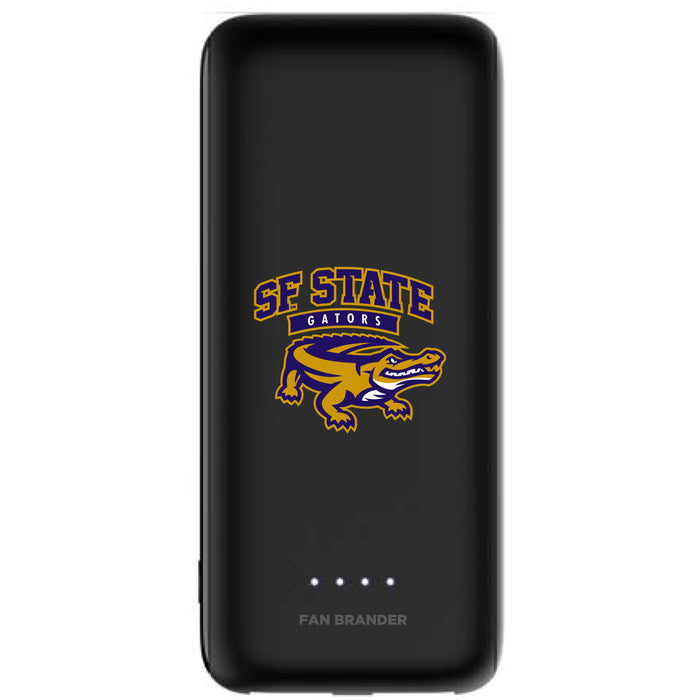 mophie Power Boost 5,200mAh portable battery with San Francisco State U Gators Primary Logo