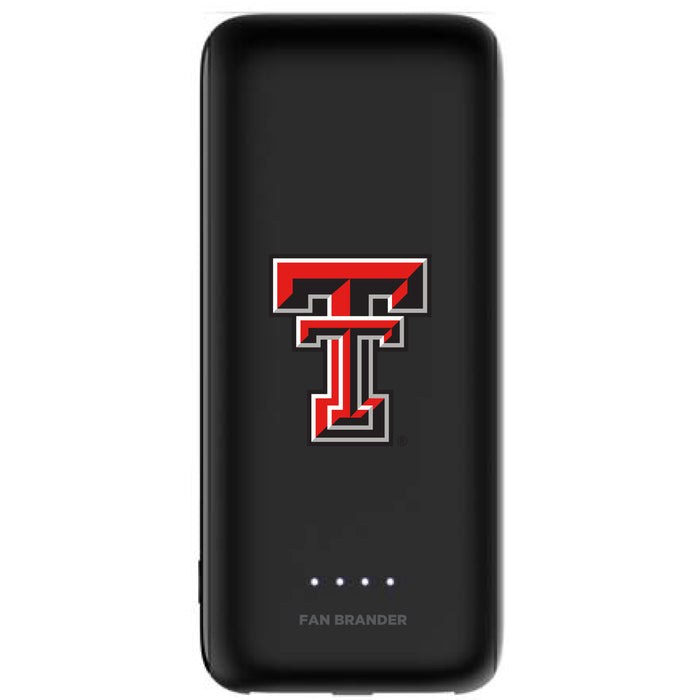 mophie Power Boost 5,200mAh portable battery with Texas Tech Red Raiders Primary Logo