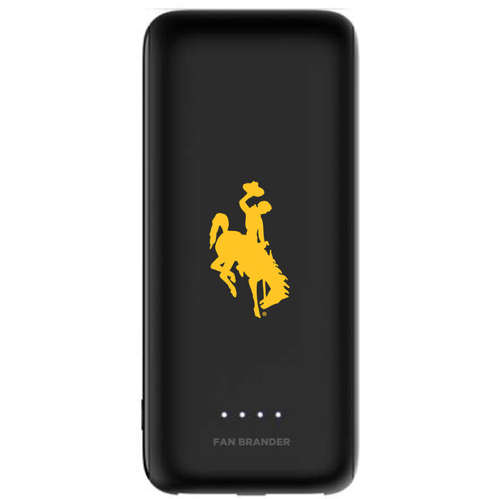 mophie Power Boost 5,200mAh portable battery with Wyoming Cowboys Primary Logo