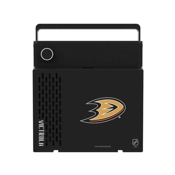 Victrola RevGo Record Player and Bluetooth Speaker with Anaheim Ducks Primary Logo