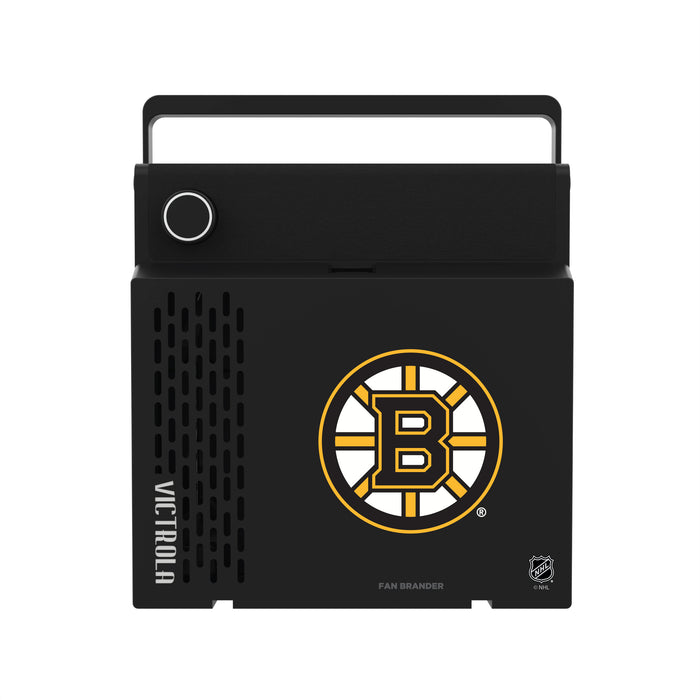 Victrola RevGo Record Player and Bluetooth Speaker with Boston Bruins Primary Logo