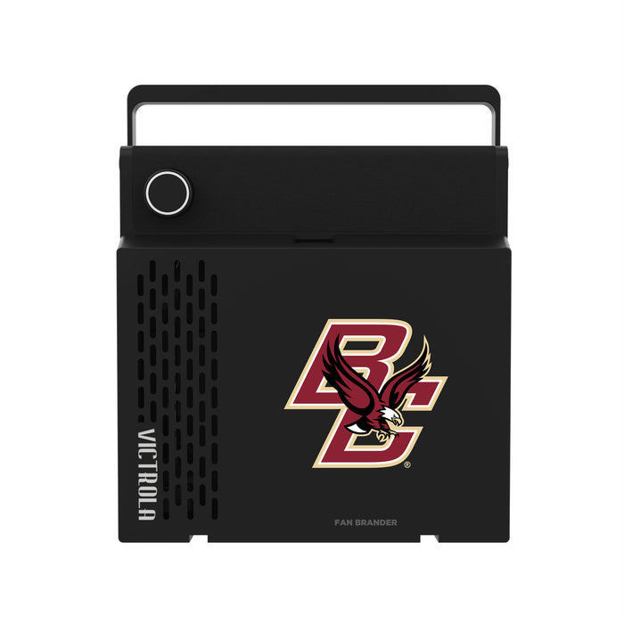 Victrola RevGo Record Player and Bluetooth Speaker with Boston College Eagles Primary Logo