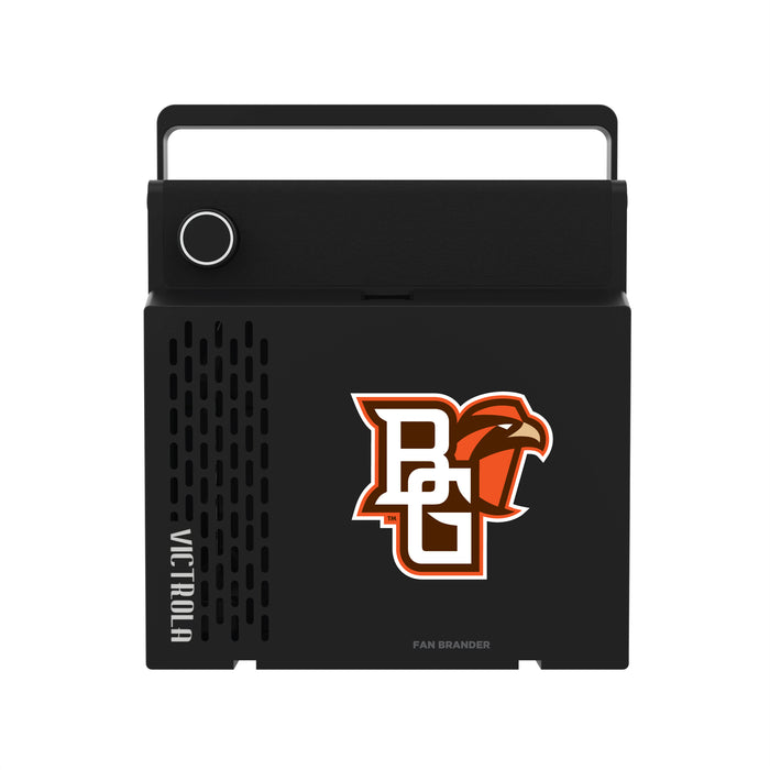 Victrola RevGo Record Player and Bluetooth Speaker with Bowling Green Falcons Primary Logo