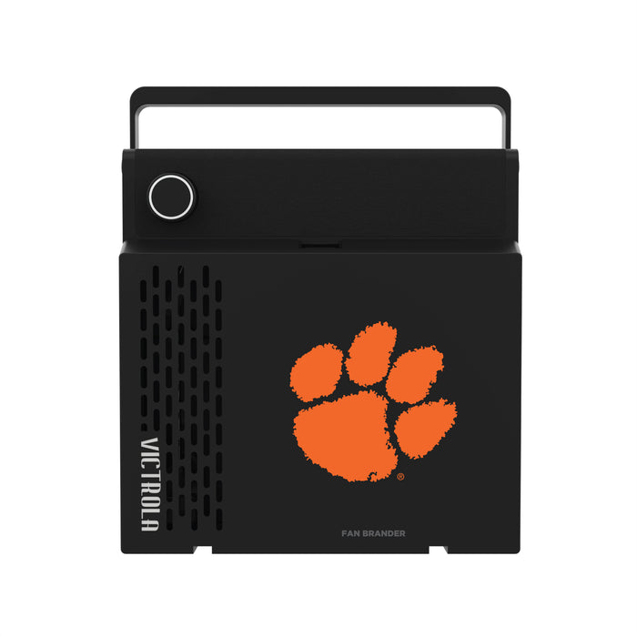 Victrola RevGo Record Player and Bluetooth Speaker with Clemson Tigers Primary Logo