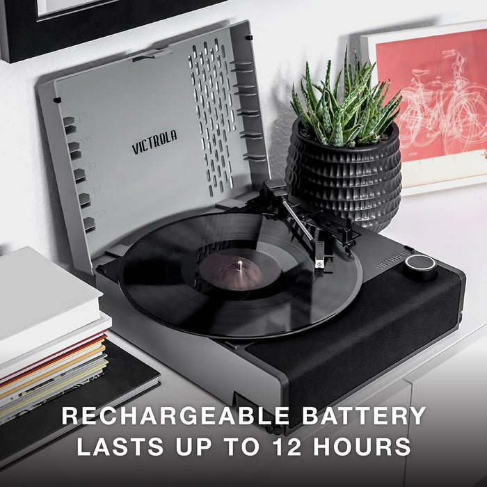 Victrola RevGo Record Player and Bluetooth Speaker with UAH Chargers Primary Logo