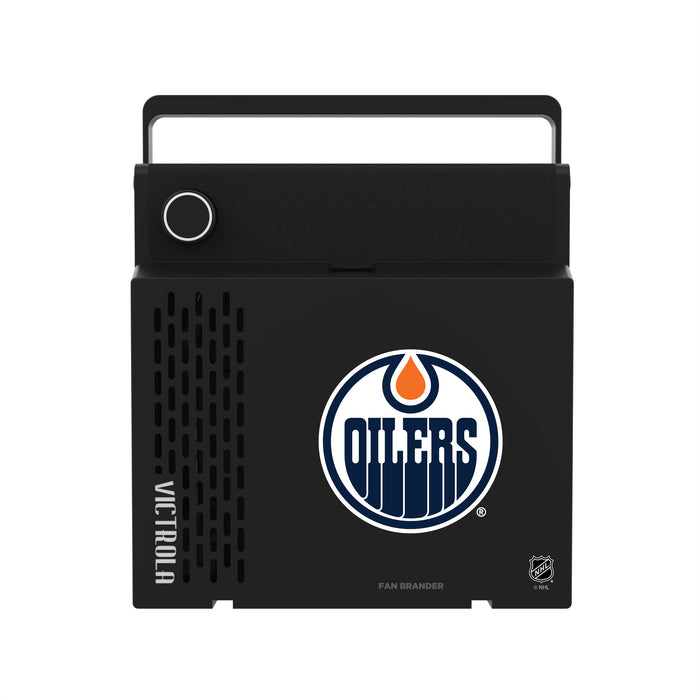 Victrola RevGo Record Player and Bluetooth Speaker with Edmonton Oilers Primary Logo