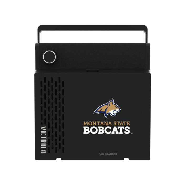Victrola RevGo Record Player and Bluetooth Speaker with Montana State Bobcats Secondary Logo