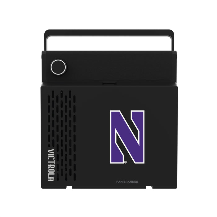 Victrola RevGo Record Player and Bluetooth Speaker with Northwestern Wildcats Primary Logo