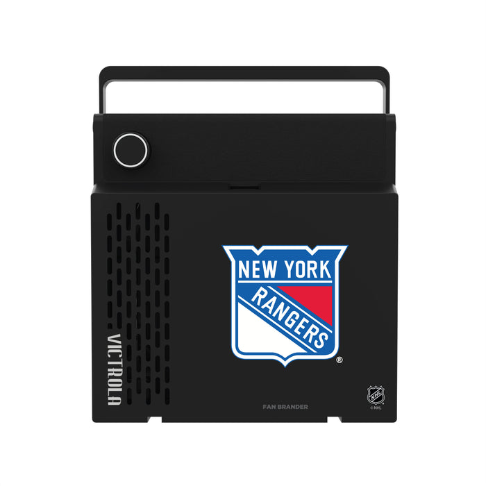 Victrola RevGo Record Player and Bluetooth Speaker with New York Rangers Primary Logo