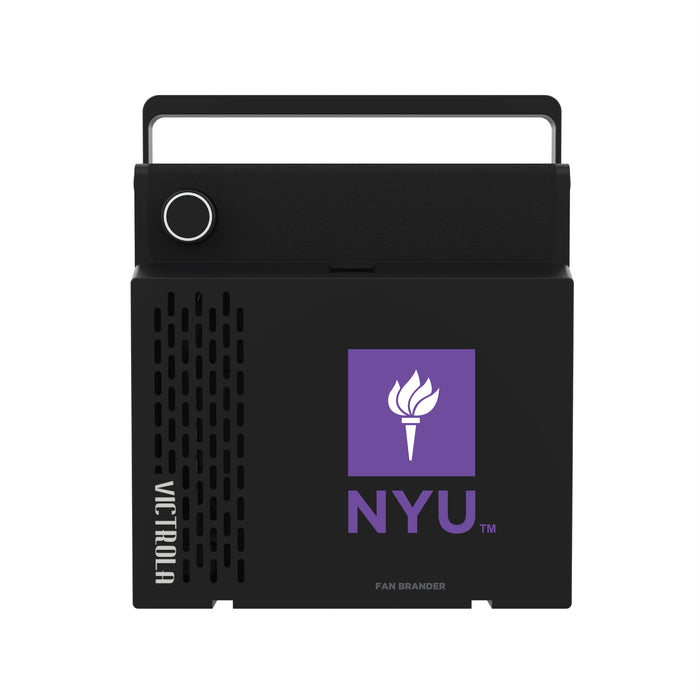 Victrola RevGo Record Player and Bluetooth Speaker with NYU Primary Logo
