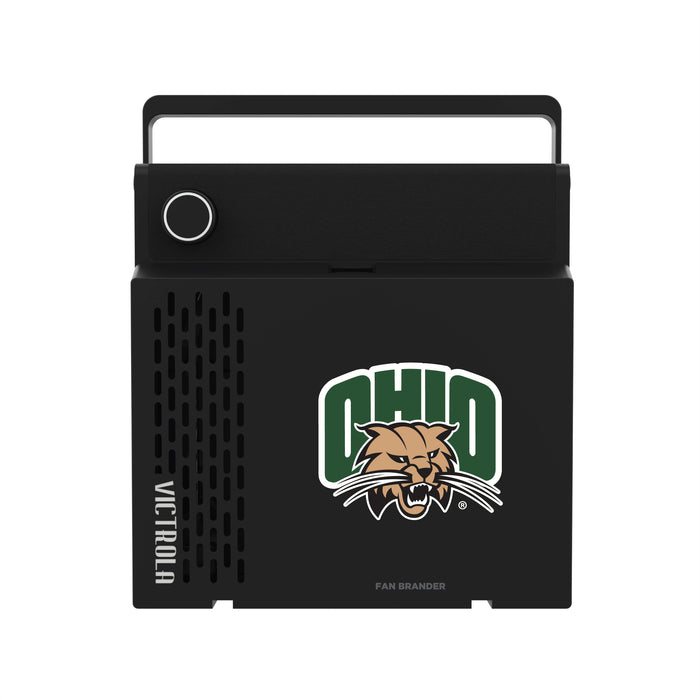 Victrola RevGo Record Player and Bluetooth Speaker with Ohio University Bobcats Primary Logo