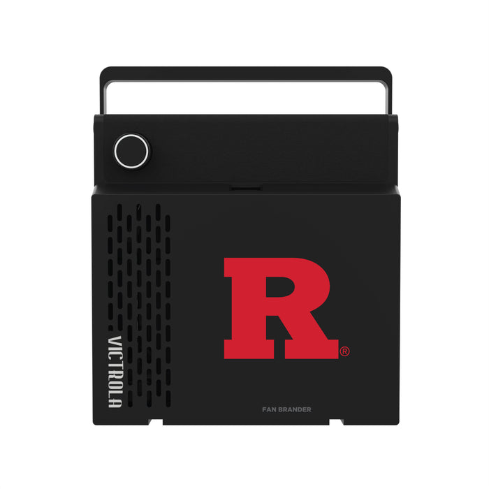 Victrola RevGo Record Player and Bluetooth Speaker with Rutgers Scarlet Knights Primary Logo
