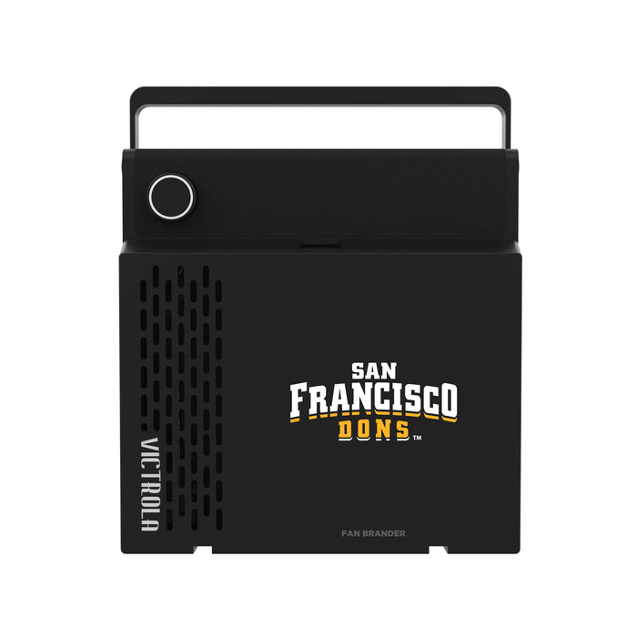 Victrola RevGo Record Player and Bluetooth Speaker with San Francisco Dons Primary Logo