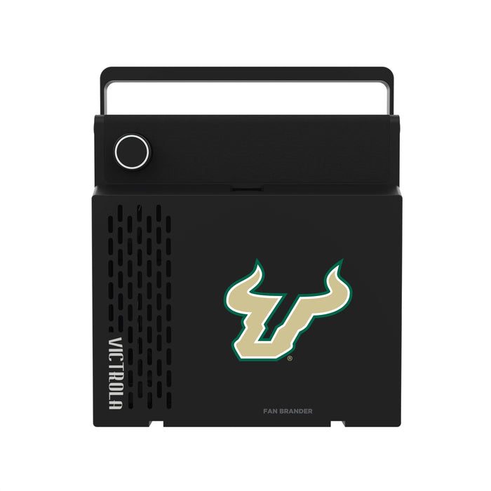 Victrola RevGo Record Player and Bluetooth Speaker with South Florida Bulls Primary Logo