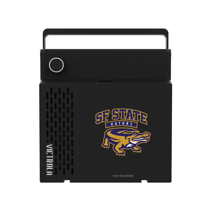 Victrola RevGo Record Player and Bluetooth Speaker with San Francisco State U Gators Primary Logo