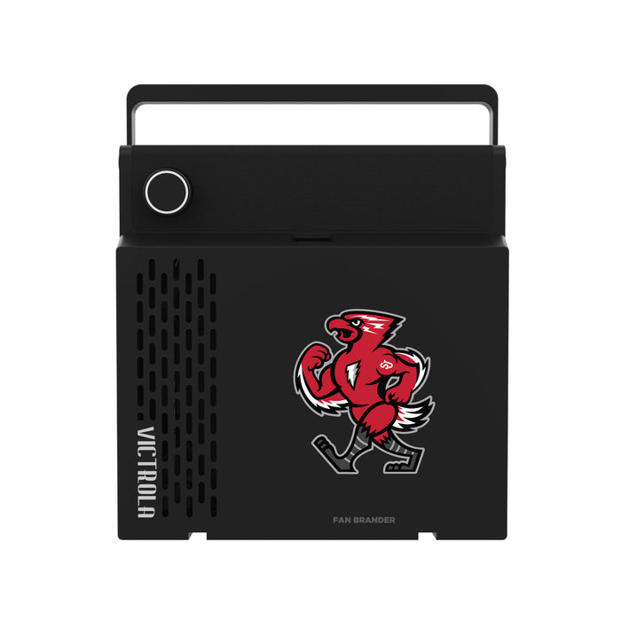 Victrola RevGo Record Player and Bluetooth Speaker with St. John's Red Storm Secondary Logo