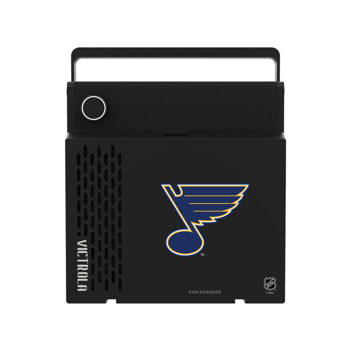 Victrola RevGo Record Player and Bluetooth Speaker with St. Louis Blues Primary Logo