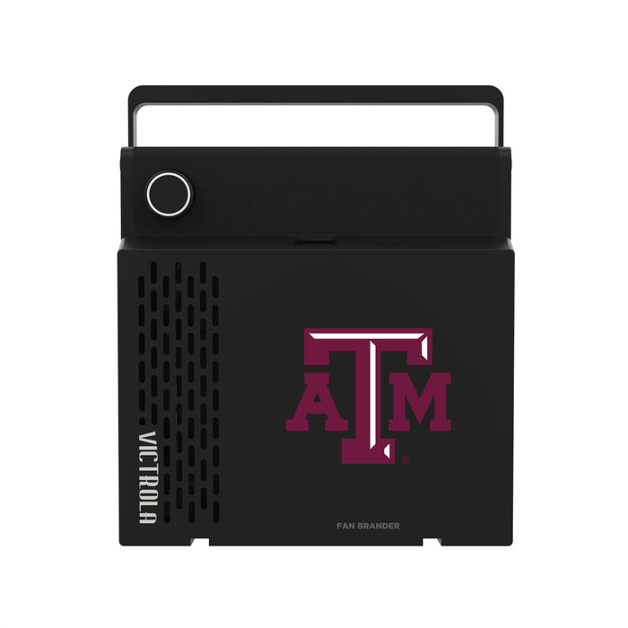 Victrola RevGo Record Player and Bluetooth Speaker with Texas A&M Aggies Primary Logo