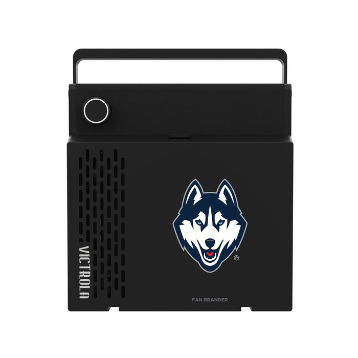 Victrola RevGo Record Player and Bluetooth Speaker with Uconn Huskies Primary Logo