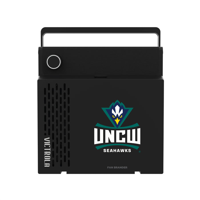 Victrola RevGo Record Player and Bluetooth Speaker with UNC Wilmington Seahawks Primary Logo