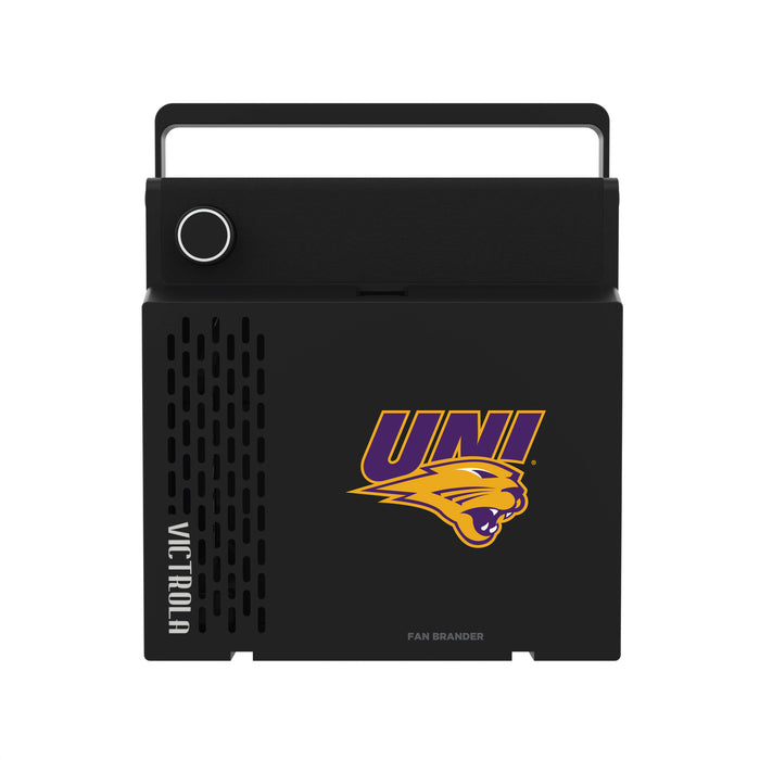 Victrola RevGo Record Player and Bluetooth Speaker with Northern Iowa Panthers Primary Logo