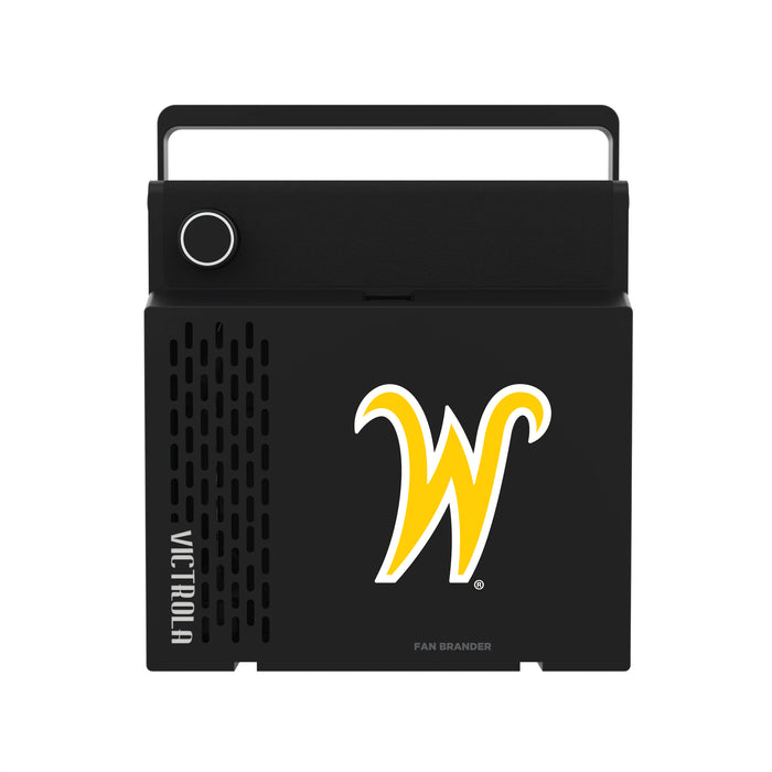 Victrola RevGo Record Player and Bluetooth Speaker with Wichita State Shockers Secondary Logo