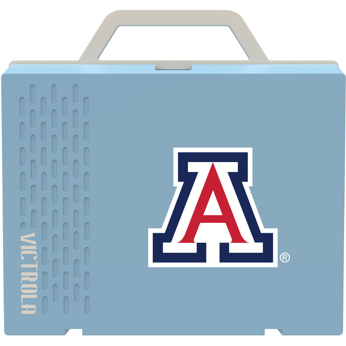 Victrola Re-Spin Sustainable Bluetooth Suitcase Record Player with Arizona Wildcats Primary Logo