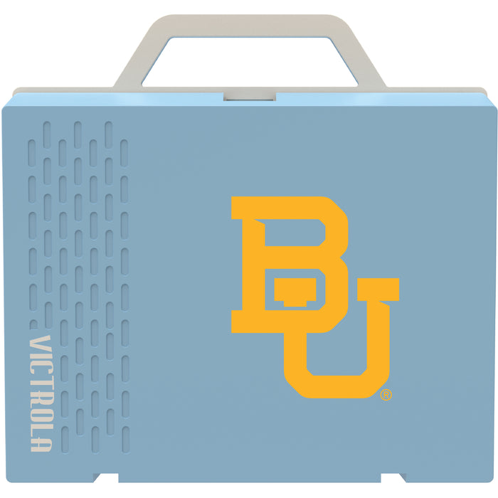 Victrola Re-Spin Sustainable Bluetooth Suitcase Record Player with Baylor Bears Primary Logo