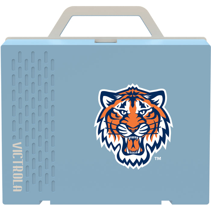 Victrola Re-Spin Sustainable Bluetooth Suitcase Record Player with Detroit Tigers Secondary Logo