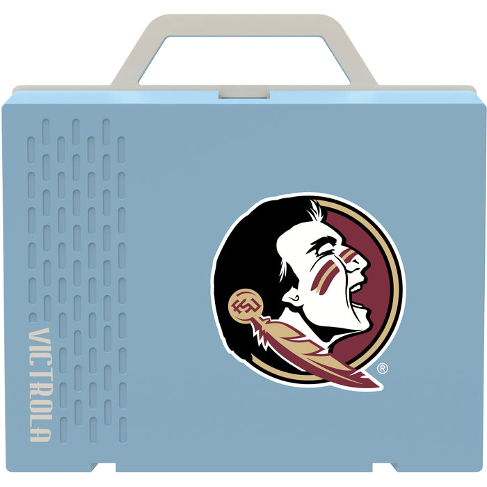 Victrola Re-Spin Sustainable Bluetooth Suitcase Record Player with Florida State Seminoles Primary Logo