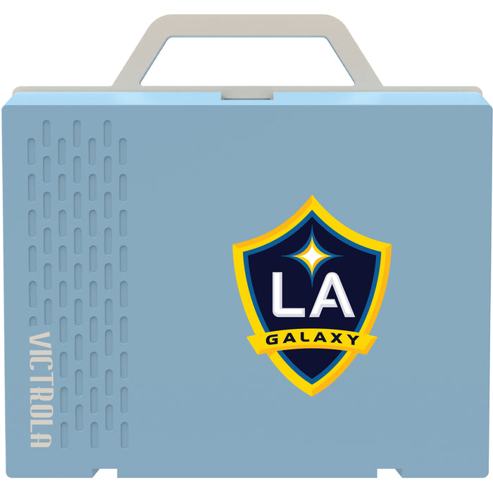 Victrola Re-Spin Sustainable Bluetooth Suitcase Record Player with LA Galaxy Primary Logo