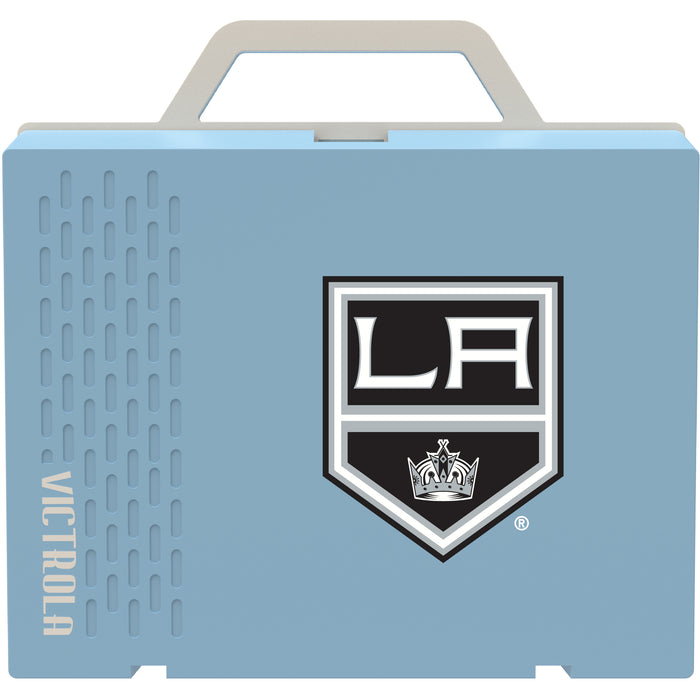 Victrola Re-Spin Sustainable Bluetooth Suitcase Record Player with Los Angeles Kings Primary Logo