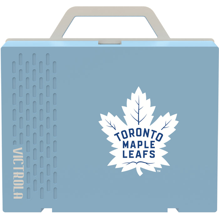 Victrola Re-Spin Sustainable Bluetooth Suitcase Record Player with Toronto Maple Leafs Primary Logo