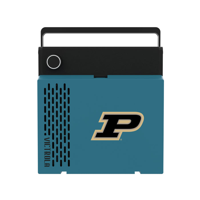 Victrola RevGo Record Player and Bluetooth Speaker with Purdue Boilermakers Primary Logo